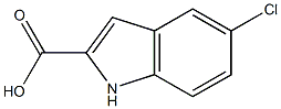 5-CHLORO INDOLE-2-CARBOSYLIC ACID Structure