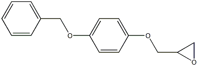 1-(P-BENZYLOXYPHENOXY)2,3-EPOXY-PROPANE 구조식 이미지