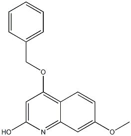 4-(benzyloxy)-7-methoxyquinolin-2-ol Structure