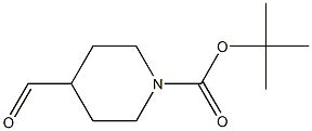 1-BOC-PIPERIDINE-4-CARBOXALDEHYDE 구조식 이미지