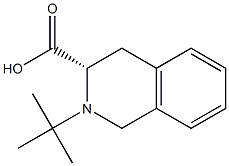 (S)-N-TERT-BUTYL-1,2,3,4-TETRAHYDRO-3-ISOQUINOLINE CARBOXYLIC ACID 구조식 이미지