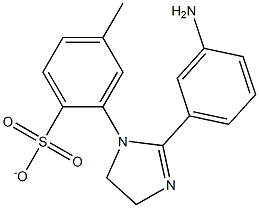 2-(3-AMINOPHENYL)-1-IMIDAZOLINE-4-TOLUENESULFONATE 구조식 이미지