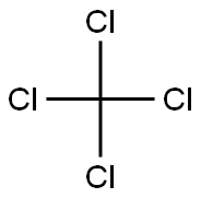 TETRACHLOROMETHANE HPLC GRADE 구조식 이미지