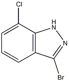 3-BROMO-7-CHLOROINDAZOLE Structure