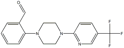 2-{4-(5-(TRIFLUOROMETHYL)PYRIDIN-2-YL)PIPERAZINO}BENZALDEHYDE Structure