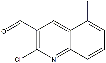 2-CHLORO-5-METHYL-3-QUINOLINECARBOXALDEHYDE Structure