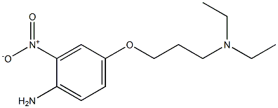 4-(3-(N,N-DIEHYLAMINO)PROPOXY)-2-NITROANILINE Structure