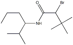 2-BROMO-3,3-DIMETHYL-N-(2,5-DIMETHYLPENT-3-YL)-N-BUTYRAMIDE Structure