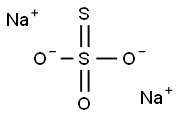 SODIUM THIOSULFATE - STANDARD VOLUMETRIC SOLUTION (1 M) 구조식 이미지