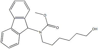 6-(9-FLUORENYLMETHOXYCARBONYLAMINO)HEXAN-1-OL 구조식 이미지