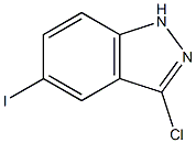 3-CHLORO-5-IODOINDAZOLE Structure