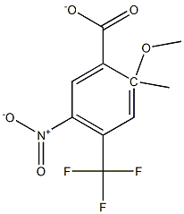 2-METHOXY-4-TRIFLUROMETHYL-5-NITRO METHYLBENZOATE 구조식 이미지