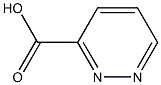 3-pyridiazinecarboxylic acid 구조식 이미지