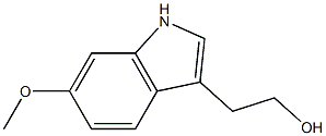 2-(6-Methoxy-1H-indol-3-yl)-ethanol 구조식 이미지