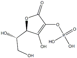 L-Ascorbyl-2-phosphate 구조식 이미지