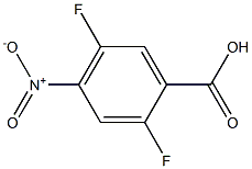 2,5-DIFLUORO-4-NITROBENZIC ACID 구조식 이미지