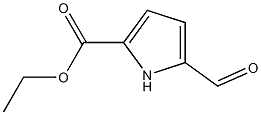 ETHYL 5-FORMYLPYRROLE-2-CARBOXYLATE 구조식 이미지