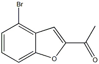 1-(4-Bromo-1-Benzofuran-2-yl)Ethanone Structure