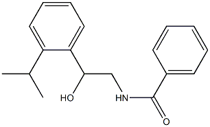 N-[2-Hydroxy-2-(2-Isopropylphenyl)Ethyl]Benzamide 구조식 이미지