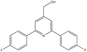 (2,6-bis(4-fluorophenyl)pyridin-4-yl)methanol 구조식 이미지