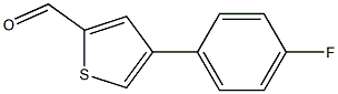 4-(4-fluorophenyl)thiophene-2-carbaldehyde 구조식 이미지