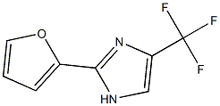 2-(furan-2-yl)-4-(trifluoromethyl)-1H-imidazole 구조식 이미지