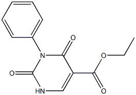 3-PHENYL-5-CARBETHOXYURACIL 구조식 이미지