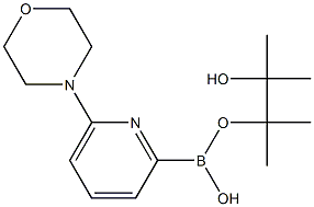 6-MORPHOLINOPYRIDINE-2-BORONIC ACID PINACOL ESTER Structure