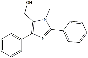 (1-METHYL-2,4-DIPHENYL-1H-IMIDAZOL-5-YL)METHANOL Structure