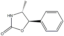 (4R,5R)-4-METHYL-5-PHENYL-1,3-OXAZOLIDIN-2-ONE Structure