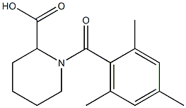 1-(MESITYLCARBONYL)PIPERIDINE-2-CARBOXYLIC ACID Structure