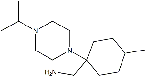 1-[1-(4-ISOPROPYLPIPERAZIN-1-YL)-4-METHYLCYCLOHEXYL]METHANAMINE Structure