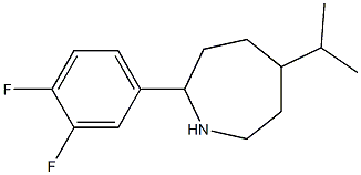 2-(3,4-DIFLUOROPHENYL)-5-ISOPROPYLAZEPANE Structure