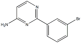 2-(3-BROMOPHENYL)-4-AMINOPYRIMIDINE Structure