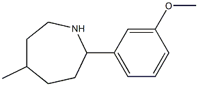 2-(3-METHOXYPHENYL)-5-METHYLAZEPANE Structure