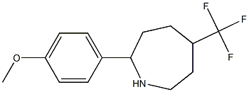 2-(4-METHOXYPHENYL)-5-(TRIFLUOROMETHYL)AZEPANE 구조식 이미지