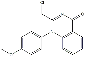 2-(CHLOROMETHYL)-1-(4-METHOXYPHENYL)QUINAZOLIN-4(1H)-ONE 구조식 이미지