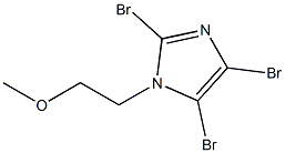 2,4,5-TRIBROMO-1-(2-METHOXYETHYL)-1H-IMIDAZOLE 구조식 이미지