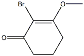 2-BROMO-3-METHOXYCYCLOHEX-2-EN-1-ONE 구조식 이미지