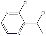 2-CHLORO-3-(1-CHLOROETHYL)PYRAZINE 구조식 이미지