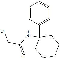 2-CHLORO-N-(1-PHENYLCYCLOHEXYL)ACETAMIDE Structure