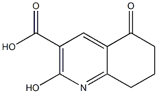 2-HYDROXY-5-OXO-5,6,7,8-TETRAHYDROQUINOLINE-3-CARBOXYLIC ACID 구조식 이미지