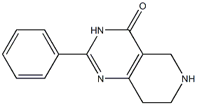 2-PHENYL-5,6,7,8-TETRAHYDROPYRIDO[4,3-D]PYRIMIDIN-4(3H)-ONE 구조식 이미지