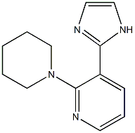 3-(1H-IMIDAZOL-2-YL)-2-PIPERIDIN-1-YLPYRIDINE 구조식 이미지