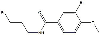 3-BROMO-N-(3-BROMO-PROPYL)-4-METHOXY-BENZAMIDE Structure