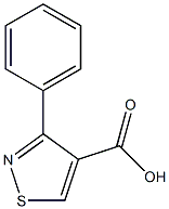 3-PHENYLISOTHIAZOLE-4-CARBOXYLIC ACID Structure