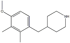 4-(4-METHOXY-2,3-DIMETHYLBENZYL)PIPERIDINE Structure