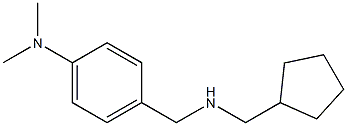 4-{[(CYCLOPENTYLMETHYL)AMINO]METHYL}-N,N-DIMETHYLANILINE Structure