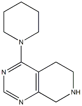 4-PIPERIDIN-1-YL-5,6,7,8-TETRAHYDROPYRIDO[3,4-D]PYRIMIDINE 구조식 이미지