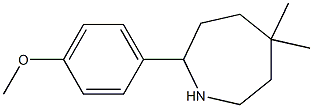 5,5-DIMETHYL-2-(4-METHOXYPHENYL)AZEPANE 구조식 이미지